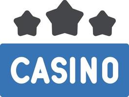 Ilustración de vector de casino en un fondo. Símbolos de calidad premium. Iconos vectoriales para concepto y diseño gráfico.