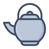 teapot vector illustration on a background.Premium quality symbols.vector icons for concept and graphic design.