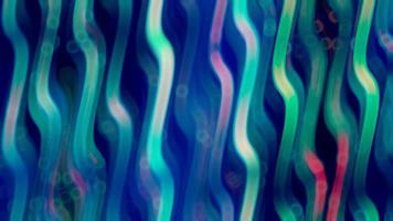 Abstract blue background with multicolored wavy lines video