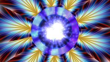 Abstract multicolored texture background kaleidoscope video