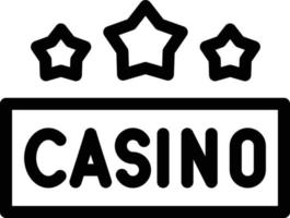 Ilustración de vector de casino en un fondo. Símbolos de calidad premium. Iconos vectoriales para concepto y diseño gráfico.