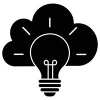 Cloud Idea Which Can Easily Modify Or Edit vector