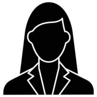 Female Employee Which Can Easily Modify Or Edit vector