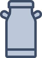 milk can vector illustration on a background.Premium quality symbols.vector icons for concept and graphic design.