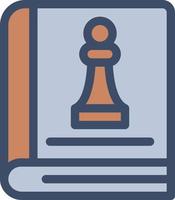 chess book vector illustration on a background.Premium quality symbols.vector icons for concept and graphic design.