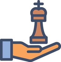 chess care vector illustration on a background.Premium quality symbols.vector icons for concept and graphic design.