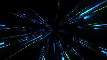 Fast Speed Line Loop motion, abstract time warp background, futuristic galaxy, glow science, speed time, the universe, energy light, space, technology, black, bright, design, effect, future, hole video