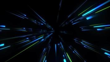 Fast Speed Line Loop motion, abstract time warp background, futuristic galaxy, glow science, speed time, the universe, energy light, space, technology, black, bright, design, effect, future, hole video