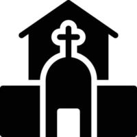 ilustración de vector de iglesia en un fondo. símbolos de calidad premium. iconos vectoriales para concepto y diseño gráfico.