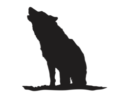 animale - lupo silhouette png