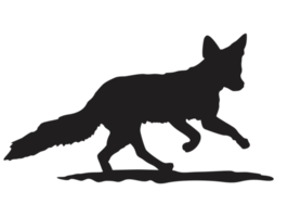 Animal - Wolf Silhouette png