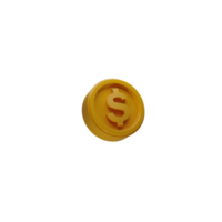 Rendu 3D de pièces de monnaie png