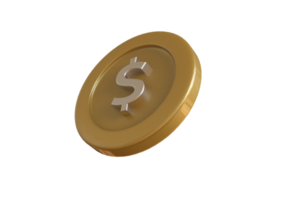 Render 3D de monedas png