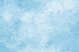 Abstract blue winter watercolor background. Sky pattern with snow vector