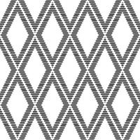 patrón geométrico monocromo sin costuras. vector