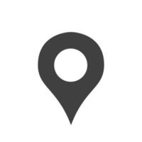 Travel Map pin sign location vector icon