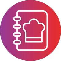 Cookbook Icon Style vector