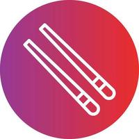 Chopsticks Icon Style vector