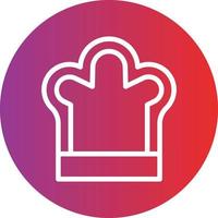Chef Hat Icon Style vector