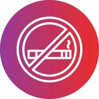 No Smoking Icon Style vector