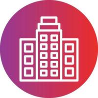 Office Building Icon Style vector