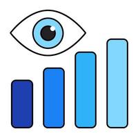 Premium download icon of data monitoring vector