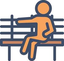 park bench vector illustration on a background.Premium quality symbols.vector icons for concept and graphic design.