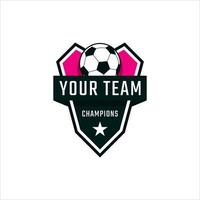 logo para tu equipo de futbol vector