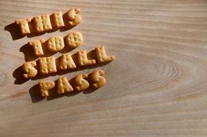 This too shall pass. Edible letters photo