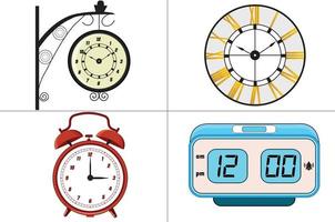 clock set icon. vector