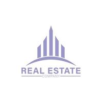 logotipo de propiedad inmobiliaria vector
