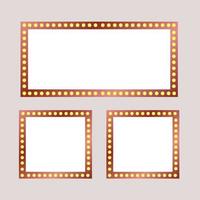 MARQUEE FRAME VINTAGE RETRO PACK vector