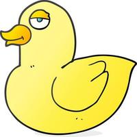 doodle character cartoon duck vector