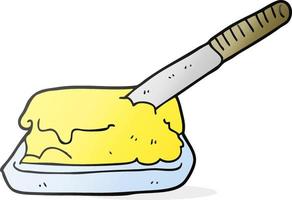 doodle character cartoon butter vector