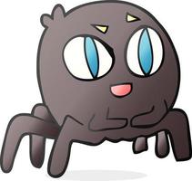 doodle character cartoon spider vector