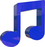 Music Icon 3D Render png