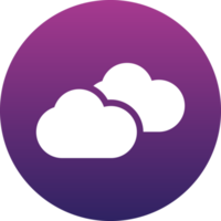 Purple Cloud icon png