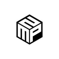 MPN letter logo design with white background in illustrator. Vector logo, calligraphy designs for logo, Poster, Invitation, etc.