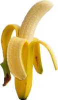 single peeled banana png