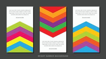 Abstract bright color summer background for poster vector