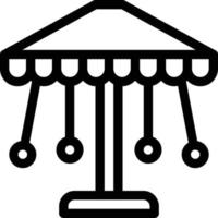 merry go round vector illustration on a background.Premium quality symbols.vector icons for concept and graphic design.