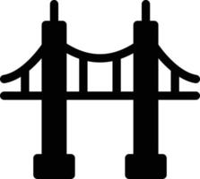 Ilustración de vector de puente sobre un fondo. Símbolos de calidad premium. Iconos vectoriales para concepto y diseño gráfico.