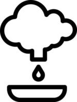 ilustración de vector de lluvia en un fondo. símbolos de calidad premium. iconos vectoriales para concepto y diseño gráfico.