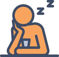 sleep vector illustration on a background.Premium quality symbols.vector icons for concept and graphic design.