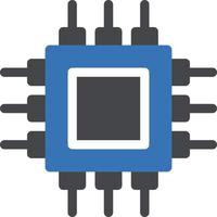electronic chip vector illustration on a background.Premium quality symbols.vector icons for concept and graphic design.