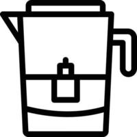 filter jug vector illustration on a background.Premium quality symbols.vector icons for concept and graphic design.