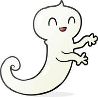 doodle character cartoon ghost vector