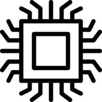microchip chip vector illustration on a background.Premium quality symbols.vector icons for concept and graphic design.