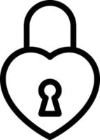 heart lock vector illustration on a background.Premium quality symbols.vector icons for concept and graphic design.