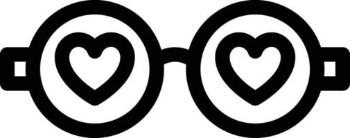 love glasses vector illustration on a background.Premium quality symbols.vector icons for concept and graphic design.